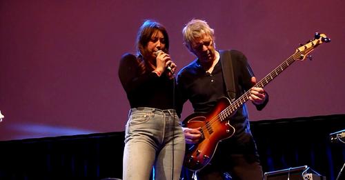 Rinus and daughter Natousch Gerritsen behind the music event January 11 2020 Den Haag - Paard van Troje